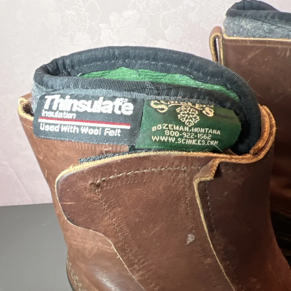 Schnee's Montana‎ II TT Wool Insulated Rubber Soled Duck PAC Boots Men's Size 5